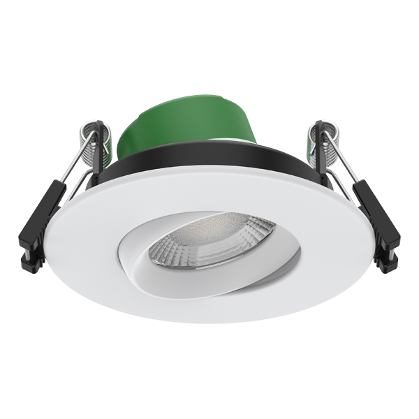 Avon Pro 4W & 6W Fire Rated 360° Gimbal Downlight 4CCT Brushed Chrome 60D